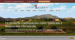 Desktop Screenshot of bodegasanisidro.es